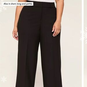 Lane Bryant Black Wide Leg Pants